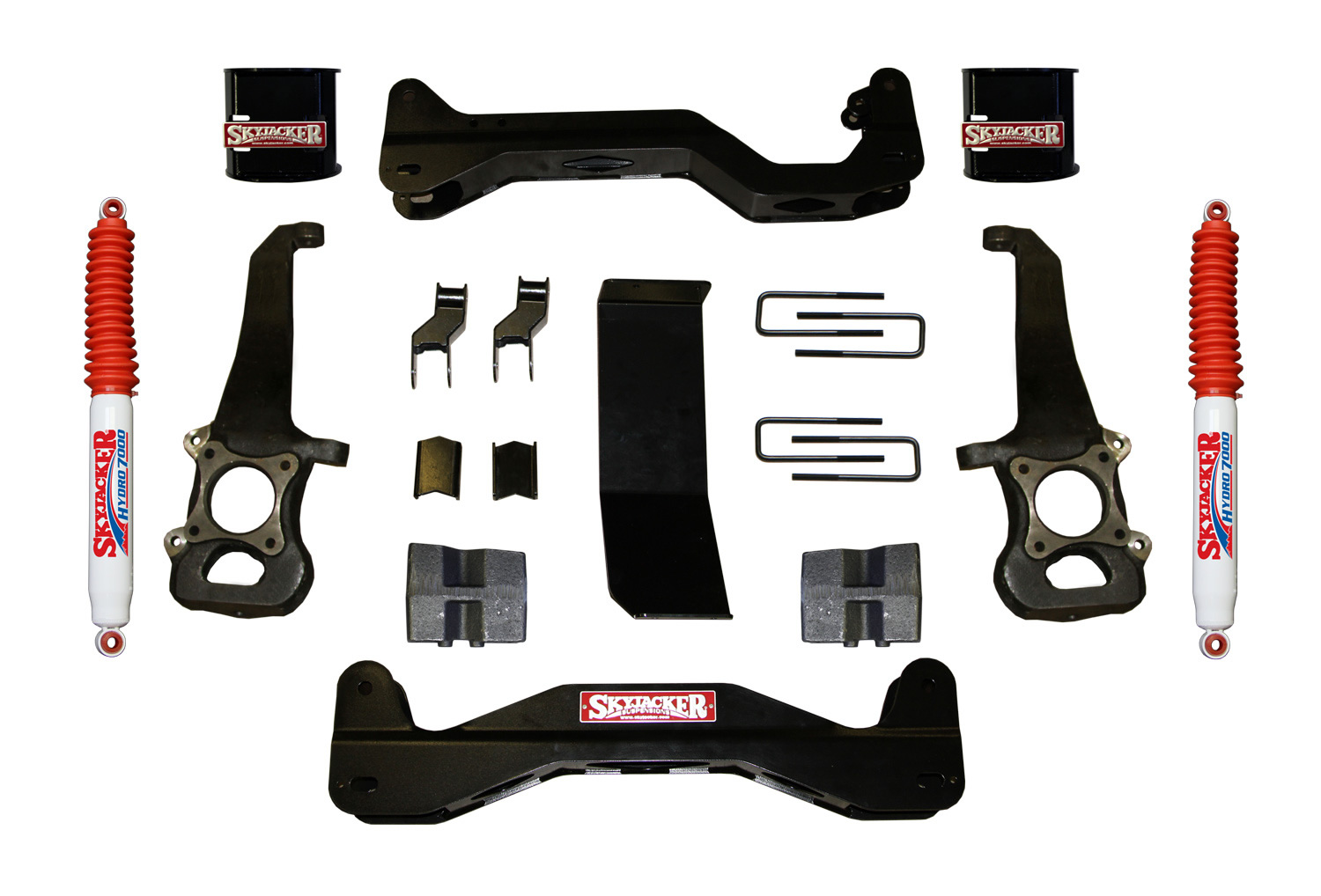 F460BKH - 6 in. Front Spacer Suspension Lift Kit with Hydro Shocks