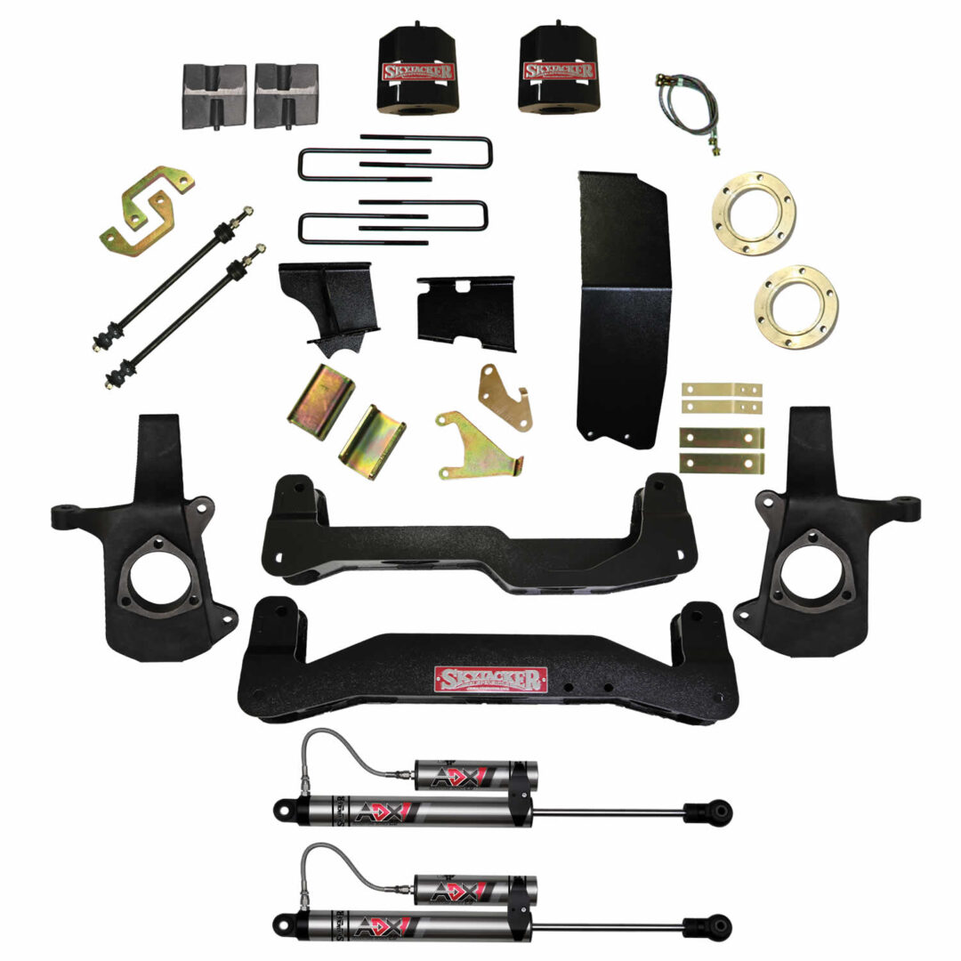 C14660PK - 6-7 in. Suspension Lift Kit with Front Spacers and Rear ...