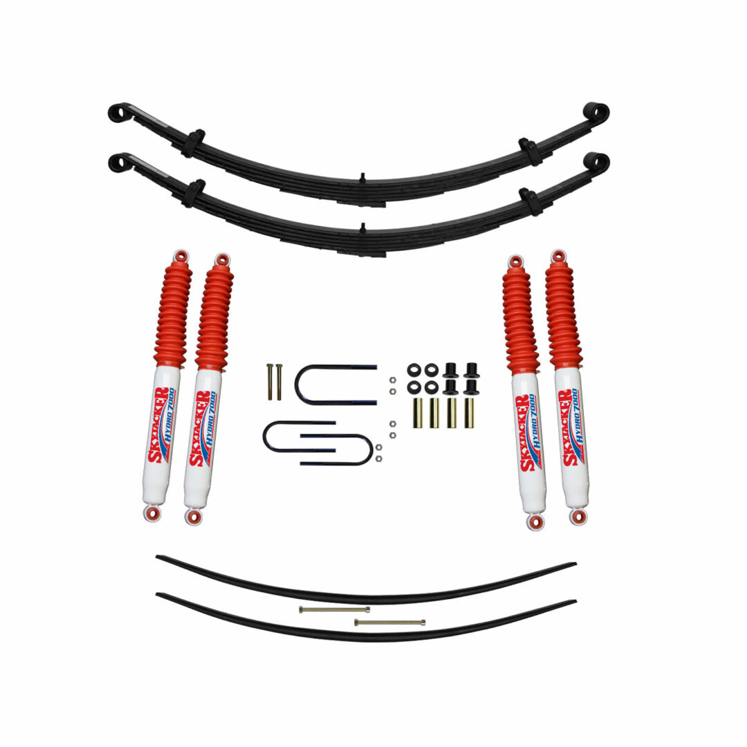 D400CDAK 4 in. Suspension Lift Kit with Front Leaf Springs and Rear