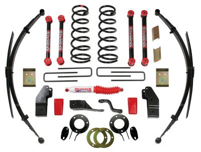 D4522KS-B | 4-4.5 in. Suspension Lift System with Black MAX Shocks