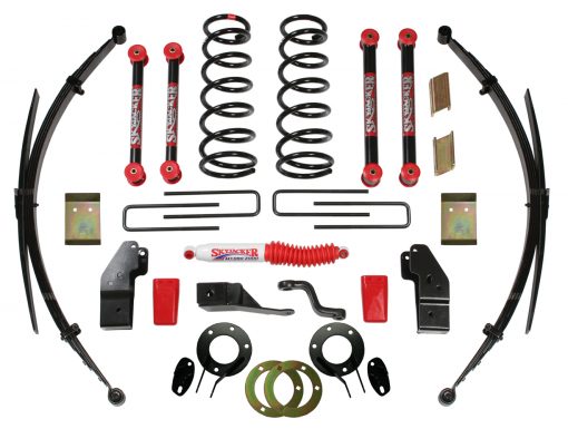 D4522KS-B | 4-4.5 in. Suspension Lift System with Black MAX Shocks