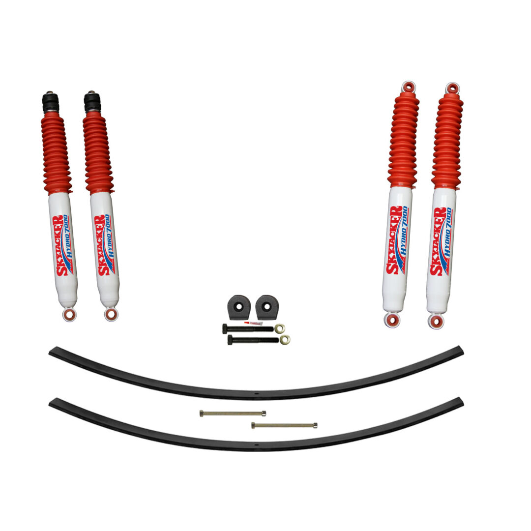 F52MK - 2.5 in. Suspension Lift Kit with Metal Front Coil Spacers and Rear  Add-A-Leafs