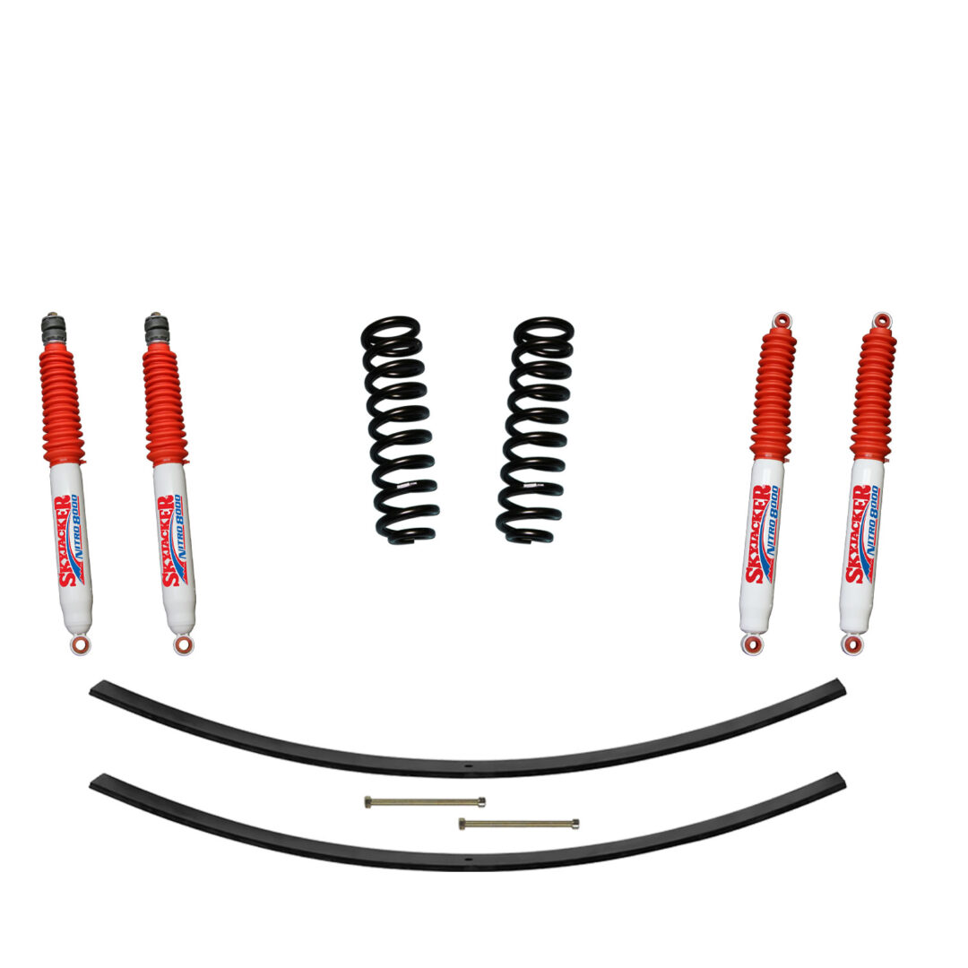 F820K - 2 in. Suspension Lift Kit with Front Coil Springs and Rear  Add-A-Leafs