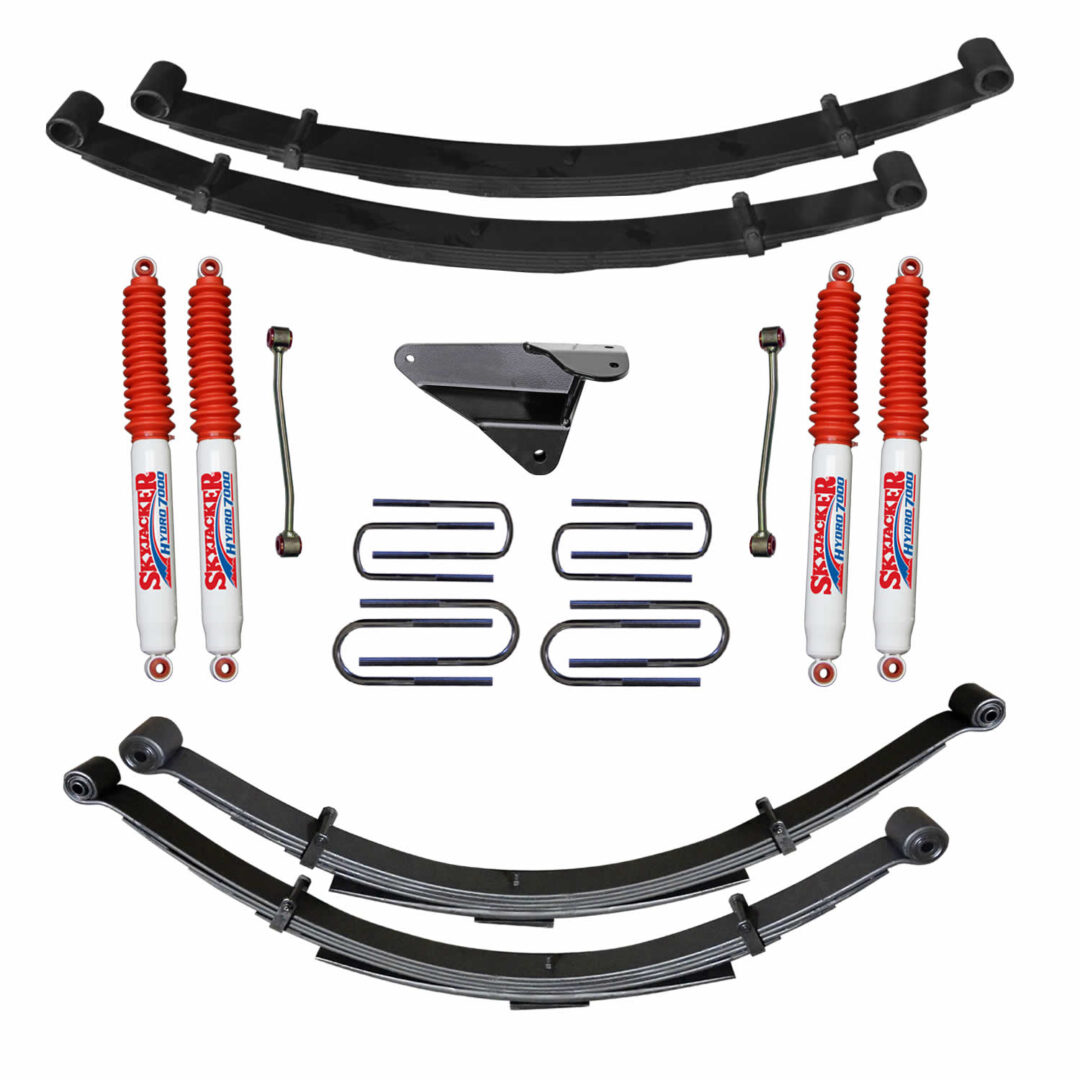 F9402MKS - 4 in. Suspension Lift Kit with Front and Rear Leaf