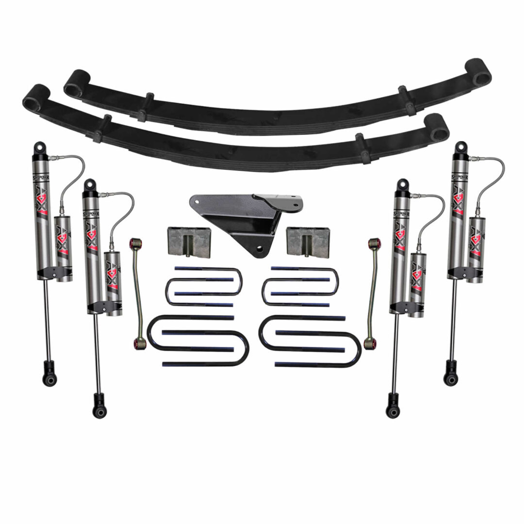 F9452MK – 4 in. Suspension Lift Kit with Front Leaf Springs and