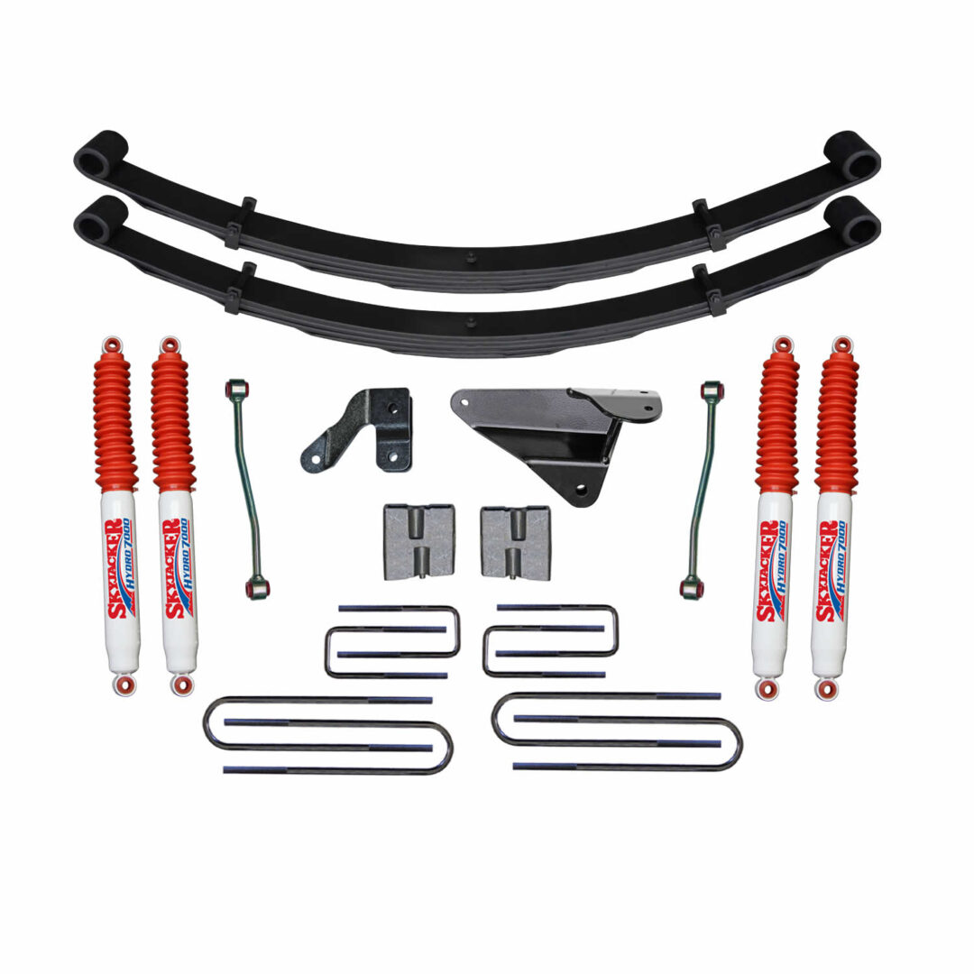 F9653MK - 6 in. Suspension Lift Kit with Front Leaf Springs and