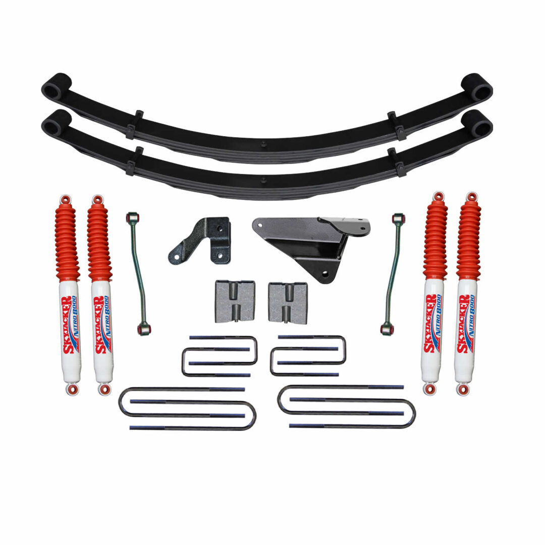 F9653MK - 6 in. Suspension Lift Kit with Front Leaf Springs and Rear ...