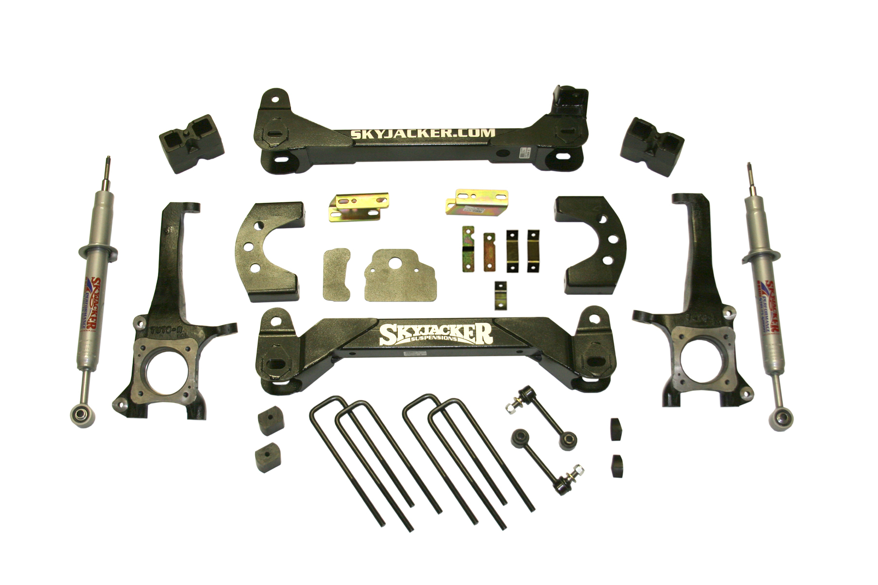 TU761PK-B - 6 In. Suspension Lift Kit With Black MAX Shocks - Skyjacker ...