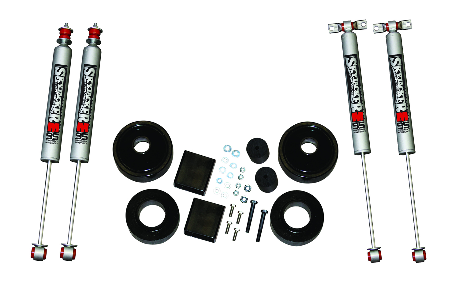 JK20 - 2 in. Front and Rear Polyurethane Lift Kit | Skyjacker