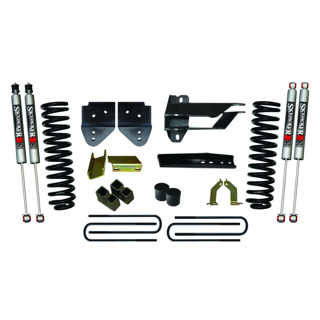 F17401K - 4 in. Suspension Lift Kit with Front Coils and Rear Blocks ...