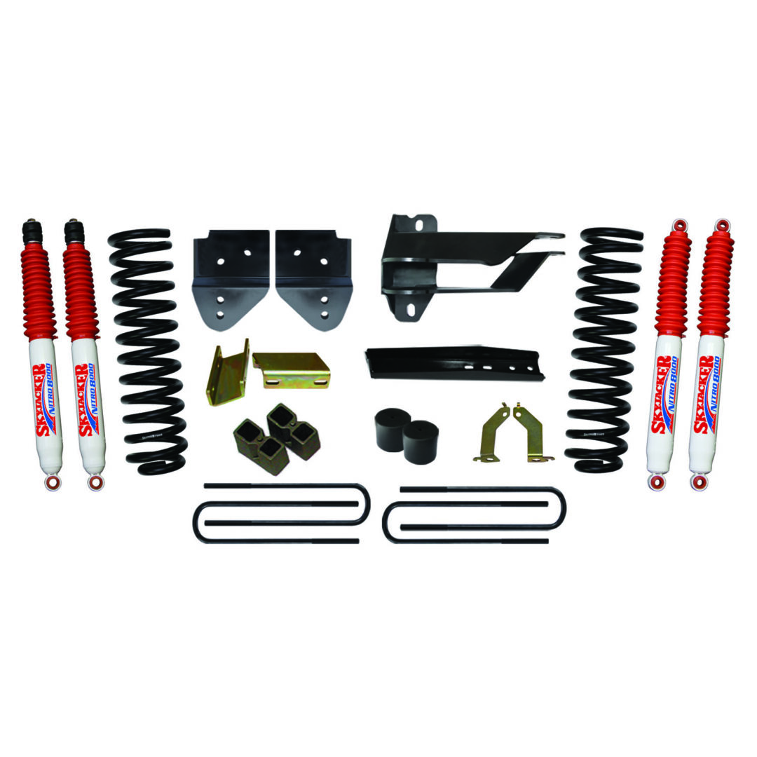 F17401K - 4 in. Suspension Lift Kit with Front Coils and Rear Blocks ...