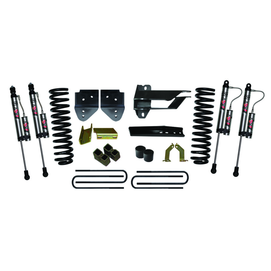 F17401K - 4 in. Suspension Lift Kit with Front Coils and Rear Blocks ...