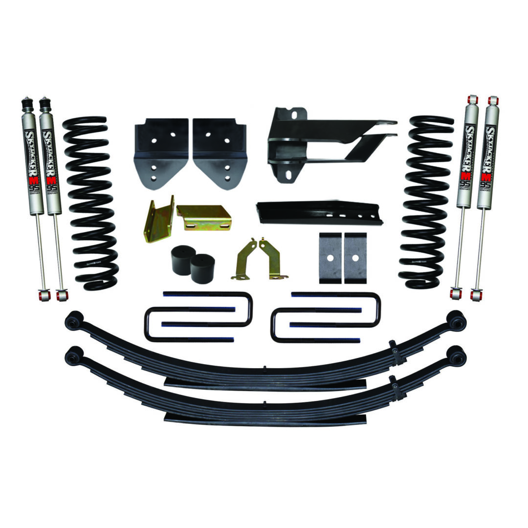 F17401KS - 4 in. Suspension Lift System with Front Coils and Rear Leaf ...