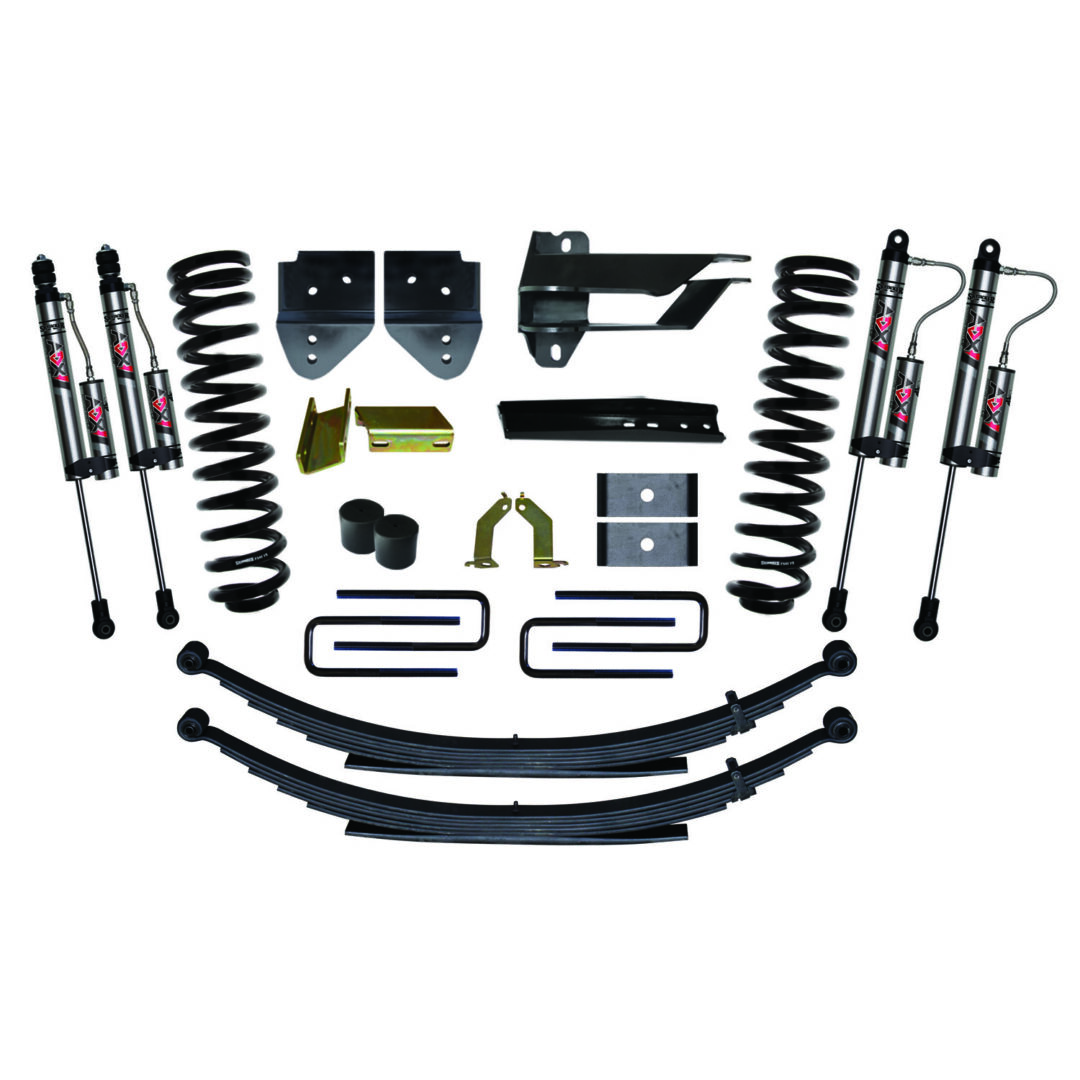 F17451KS - 4 in. Suspension Lift System with Front Coils and Rear Leaf ...