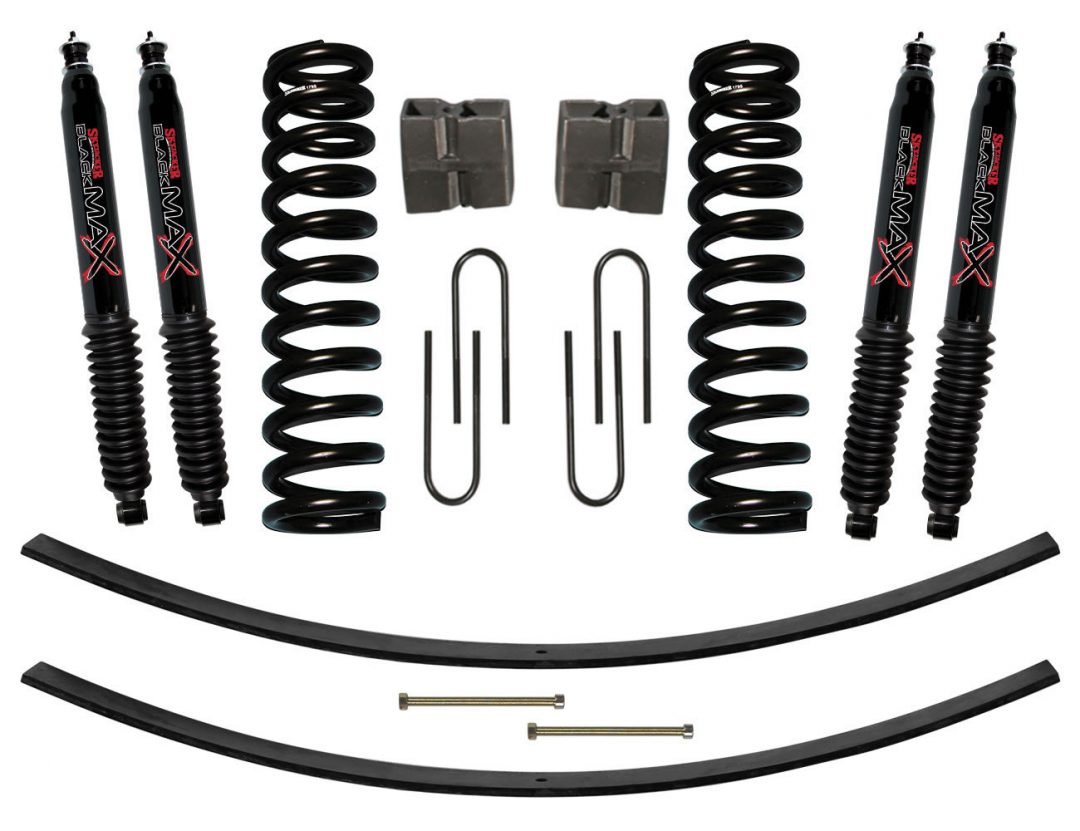 179PKB 9 in. Suspension Lift Kit with Black MAX Shocks Skyjacker