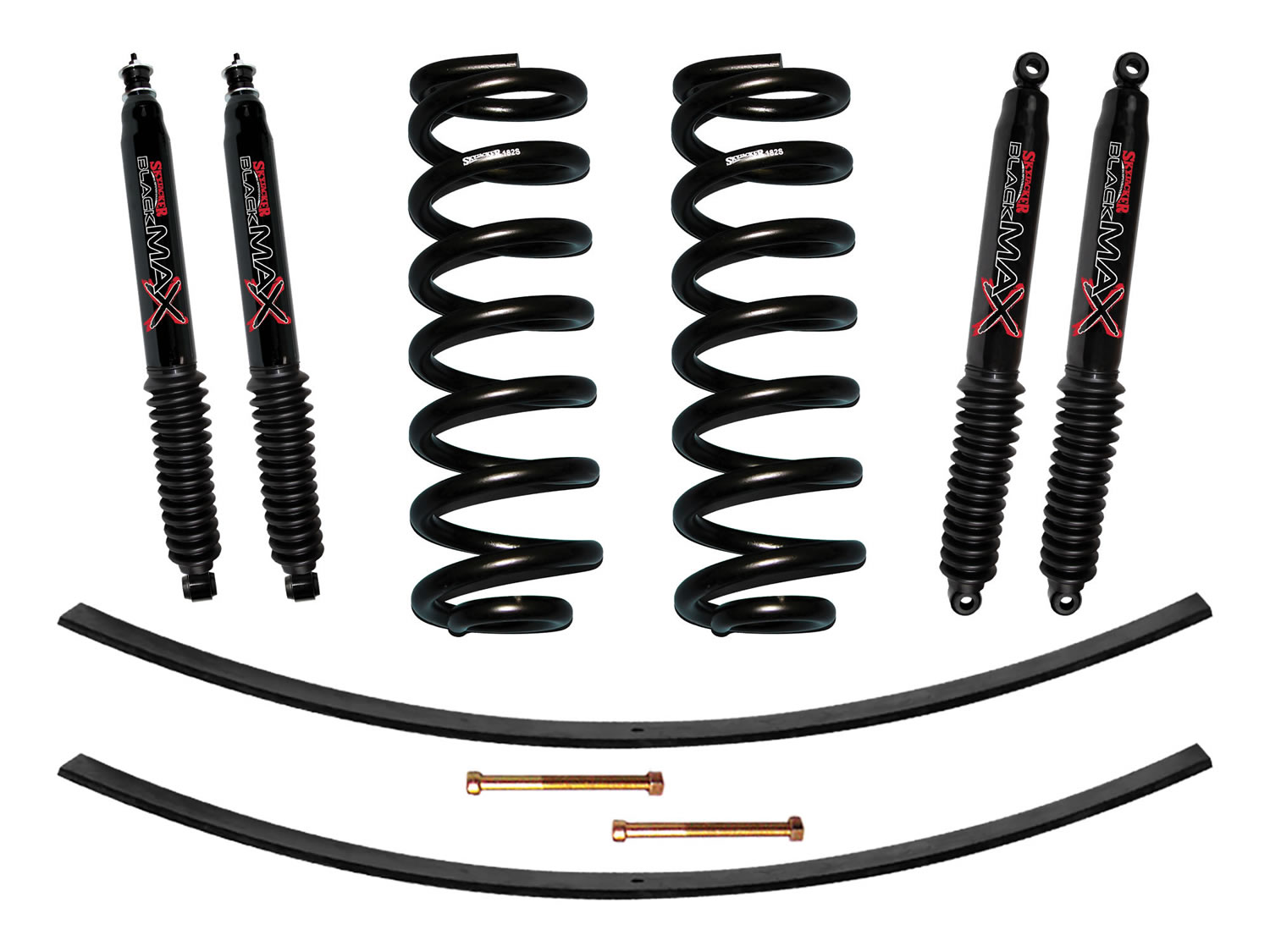 182K-B - 1.5-2 in. Suspension Lift Kit with Black MAX Shocks