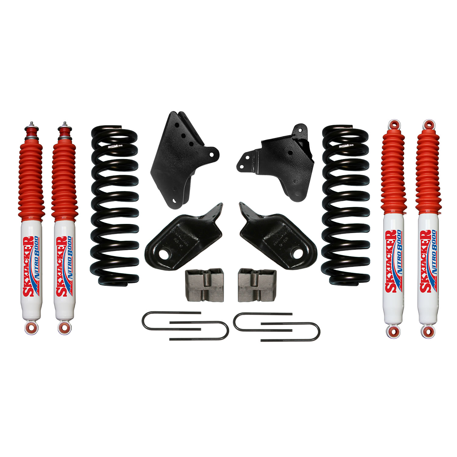 184BK-N - 4 in. Suspension Lift Kit with Nitro Shocks