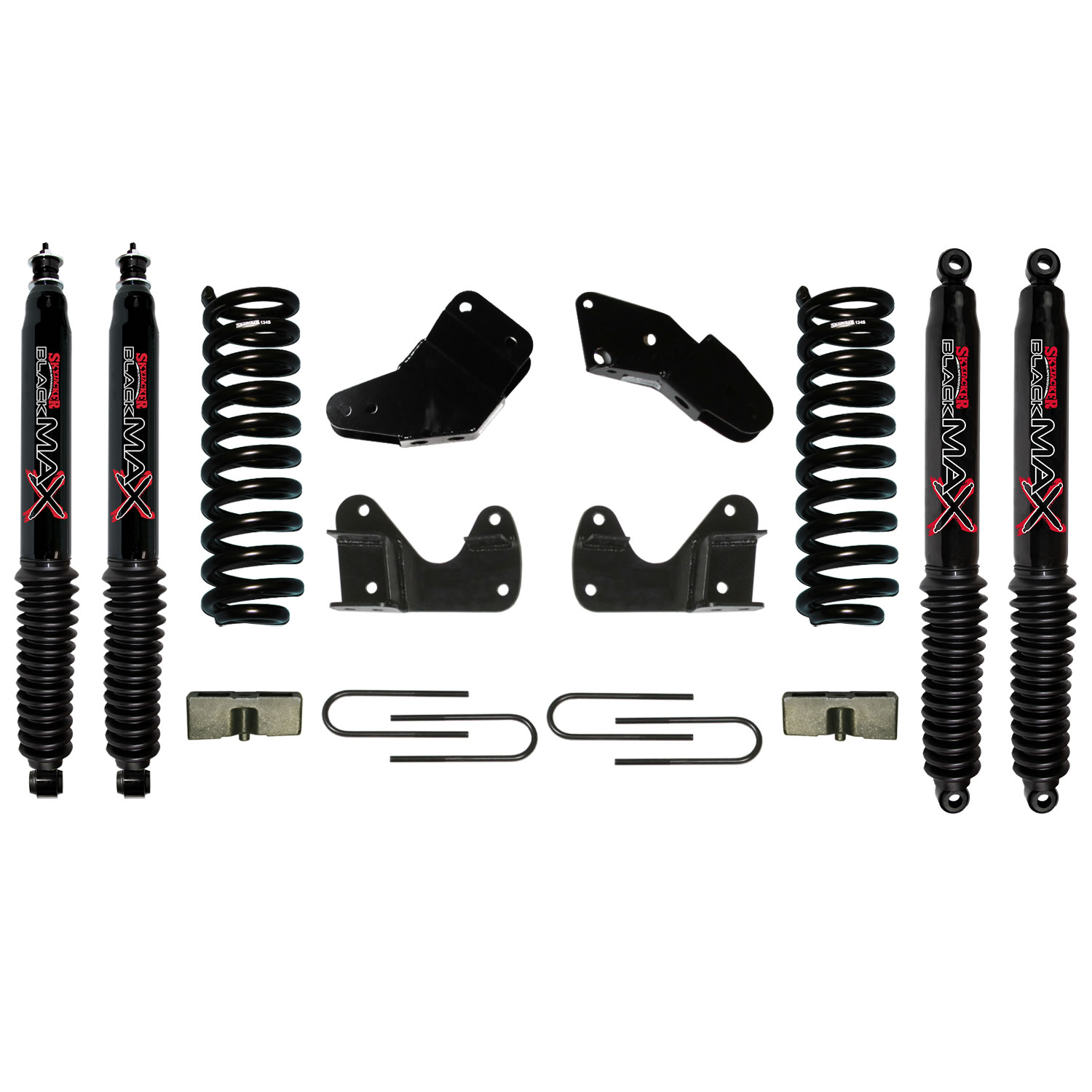 134R2K-B - 4 In. Suspension Lift Kit With Black MAX Shocks - Skyjacker ...