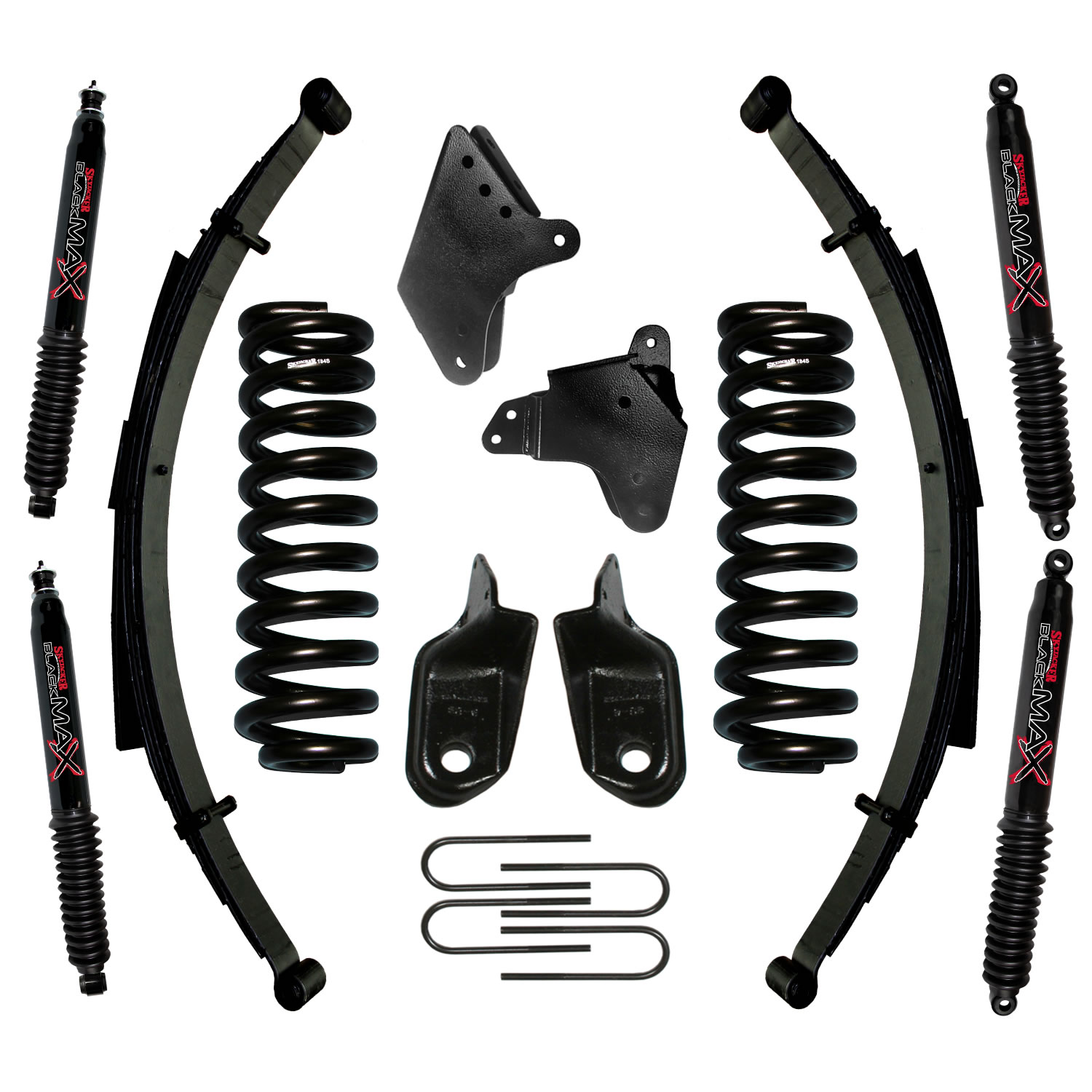 184BKS-B - 4 In. Suspension Lift System With Black MAX Shocks ...