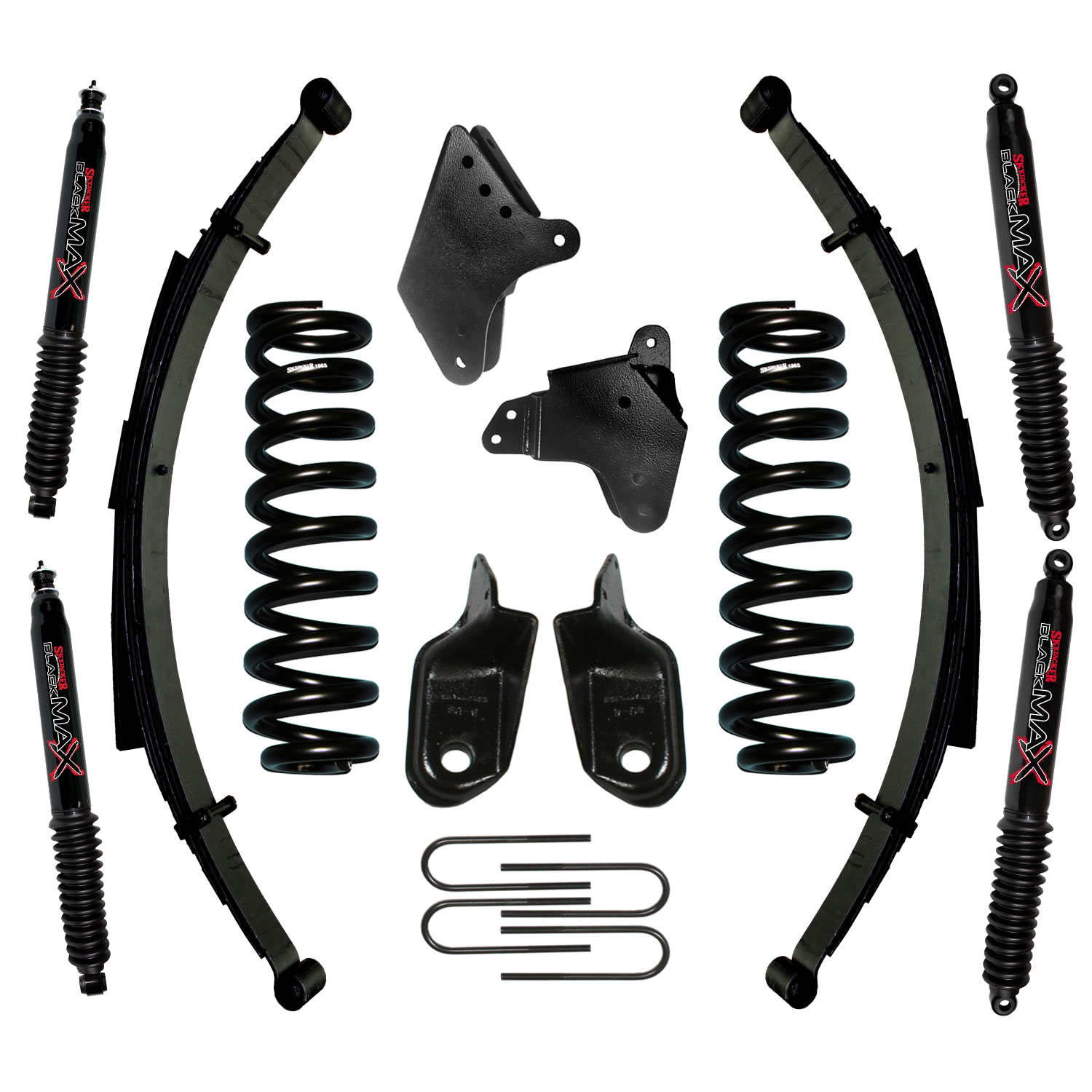 186PKSB 6 in. Suspension Lift System with Black MAX Shocks