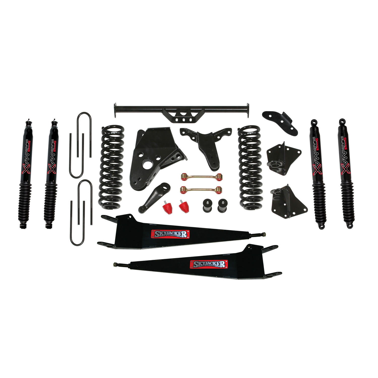 234RHK-AB – 4 In. Suspension Lift Kit With Black MAX Shocks - Skyjacker ...