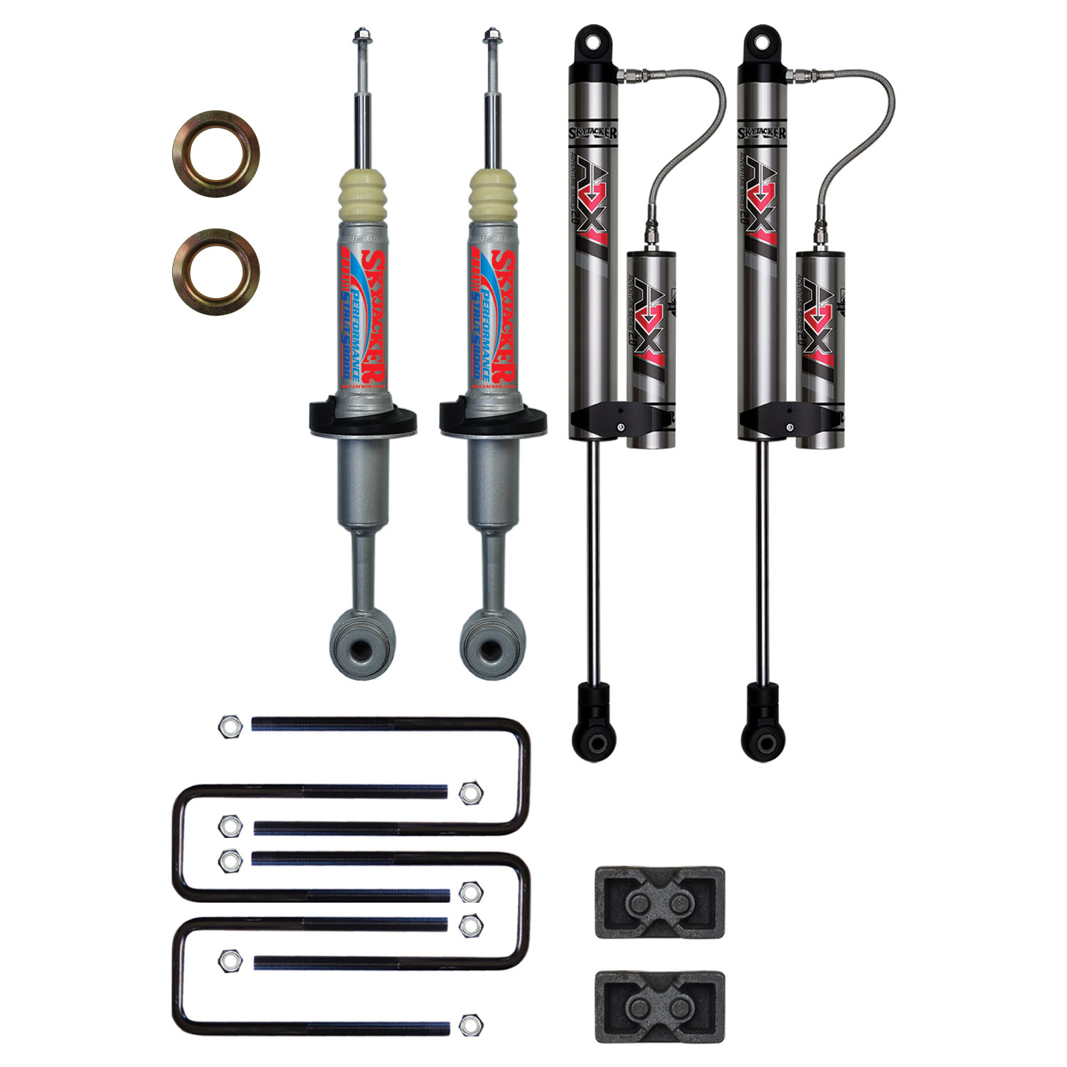 F430STKX - 3 in. Suspension Lift Kit With ADX 2.0 Remote Reservoir Shocks