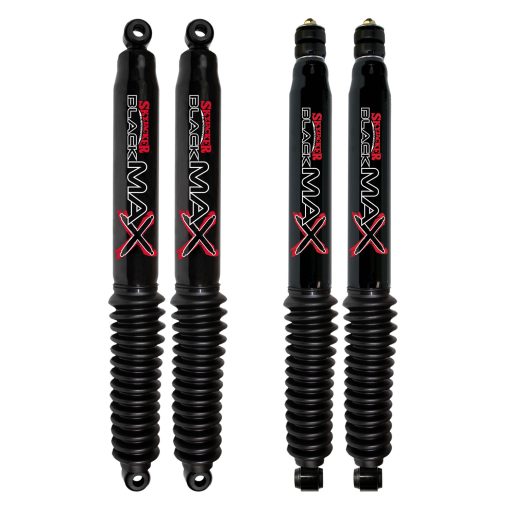 B8589-B8594 - Black MAX Twin Tube Hydraulic Shocks with Black Boots