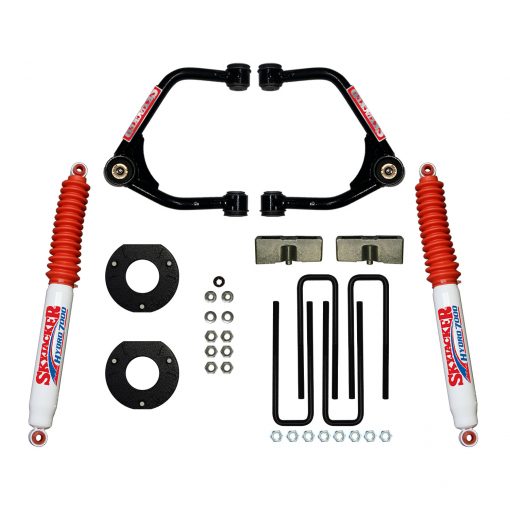 C19350MPH - 3.5 in. Upper A-Arm Suspension Lift Kit with Rear Blocks and Hydro 7000 Shocks