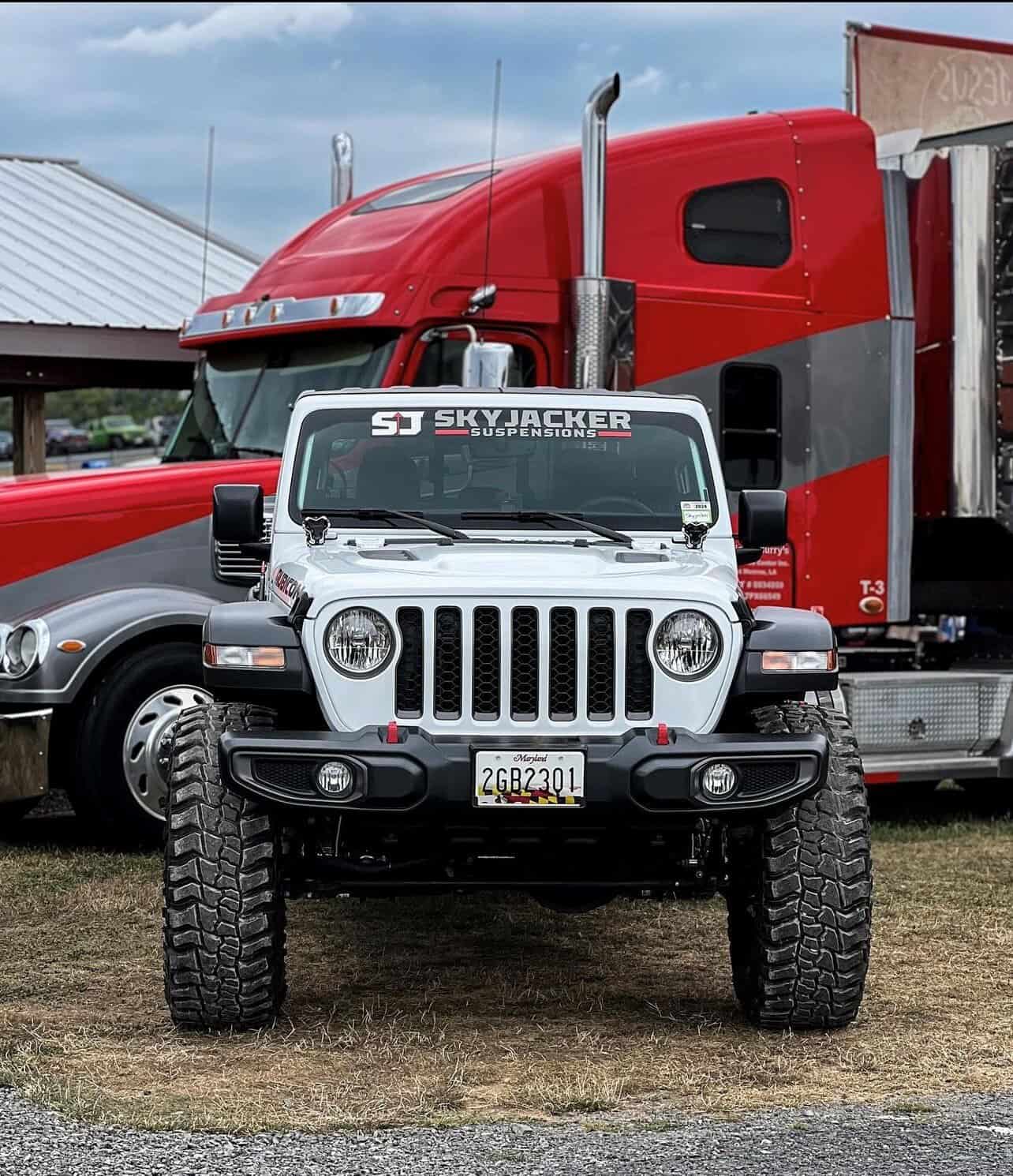 SJ Skyjacker Decal Gray | Skyjacker Suspensions