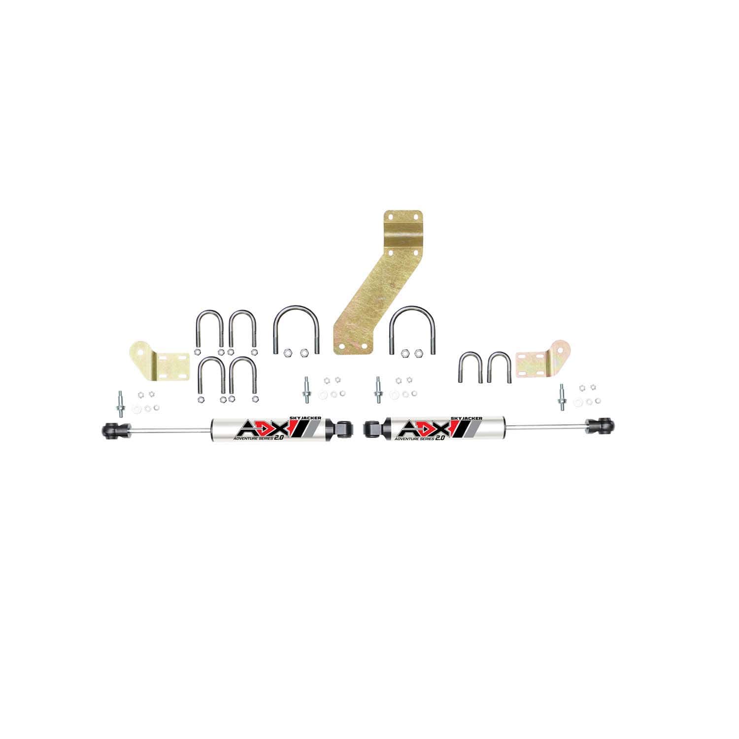 2266 - ADX 2.0 CNC Machined Polished Aluminum Dual Stabilizer Kit