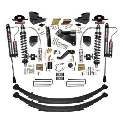 F2361KS - 6 in. ADX 2.5 Remote Reservoir Coilover Suspension Lift Kit With Rear Leaf Springs