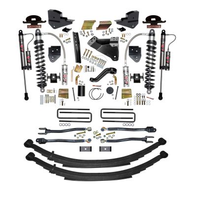 F23624KS - 6 in. ADX 2.5 Coilover Suspension Lift Kit with 4-Link Conversion and Rear Leaf Springs