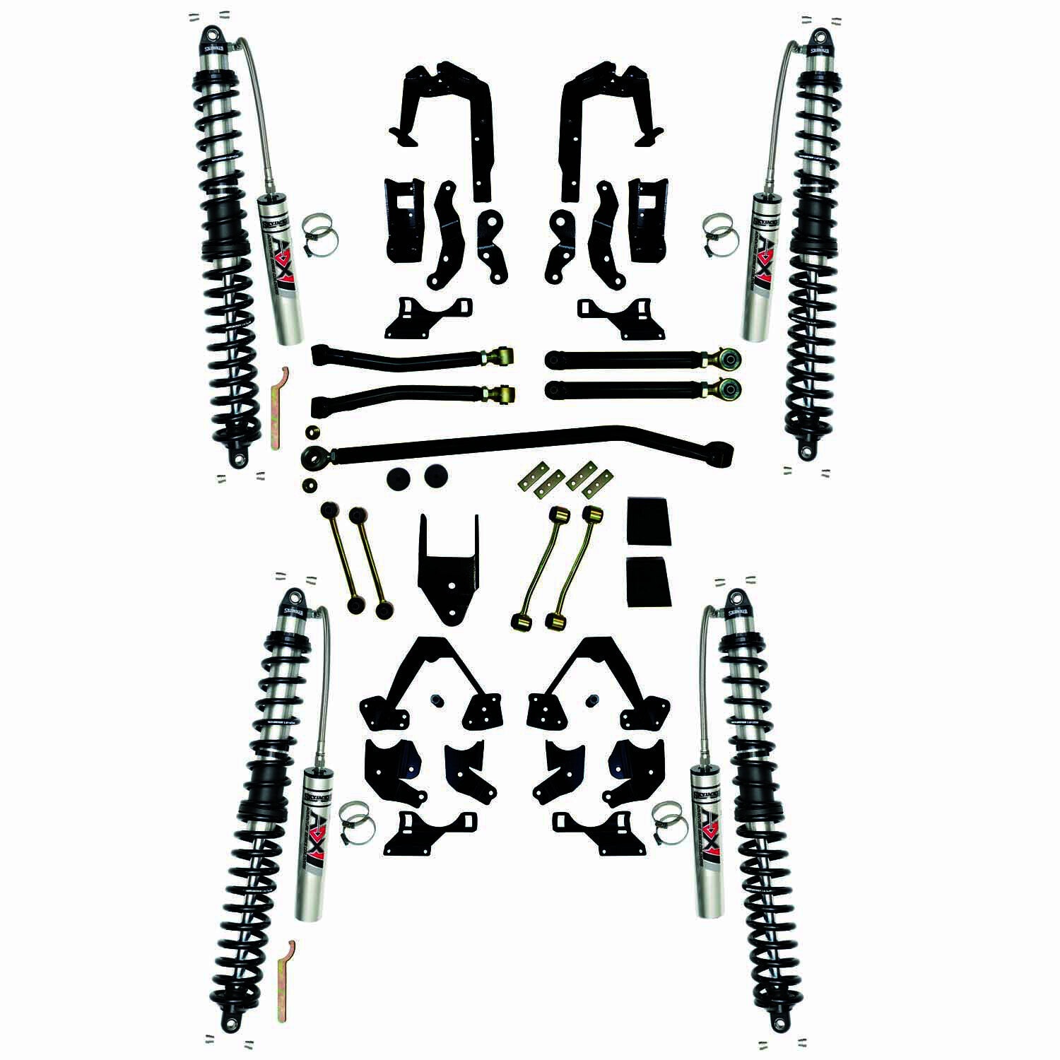 JL36SLSK-SX - 3.5-6 in. ADX Series Coil-Over Kit for Jeep Wrangler