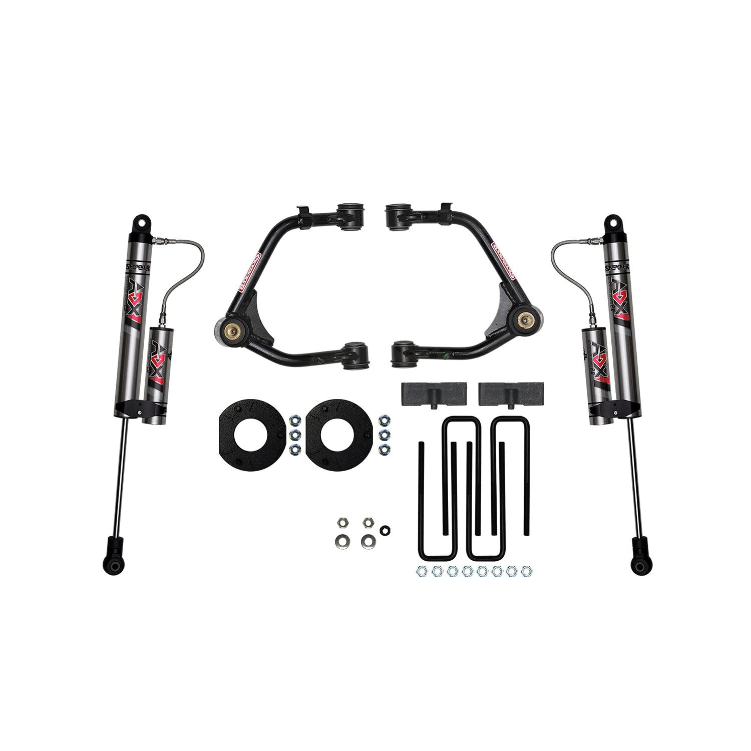 C19350KX - 3.5 in. Upper A-Arm Suspension Lift Kit with Rear