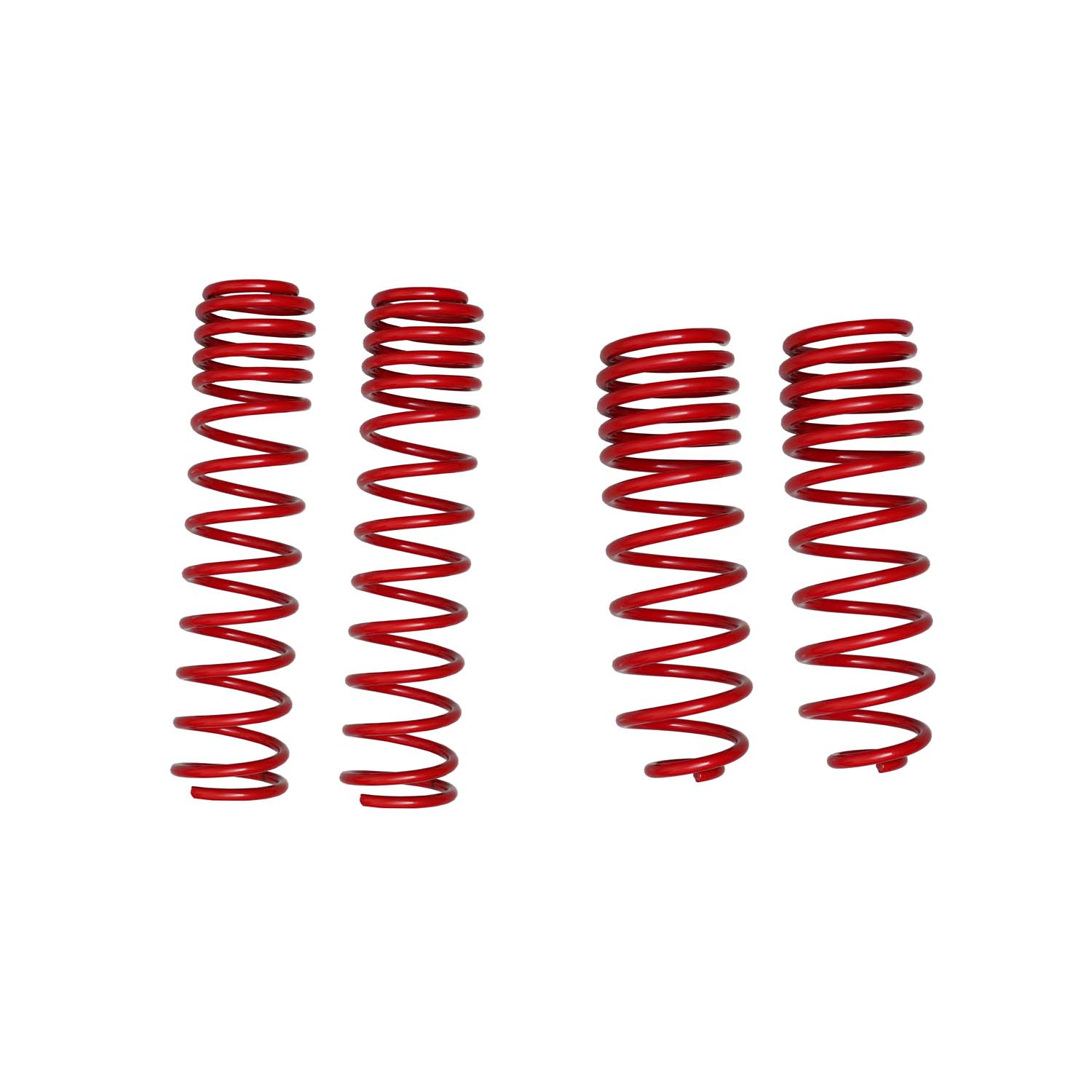 JKU25FRDRCR - Jeep Wrangler JK 4-Door 2.5 in. Front And Rear Dual Rate Long Travel Coil Springs